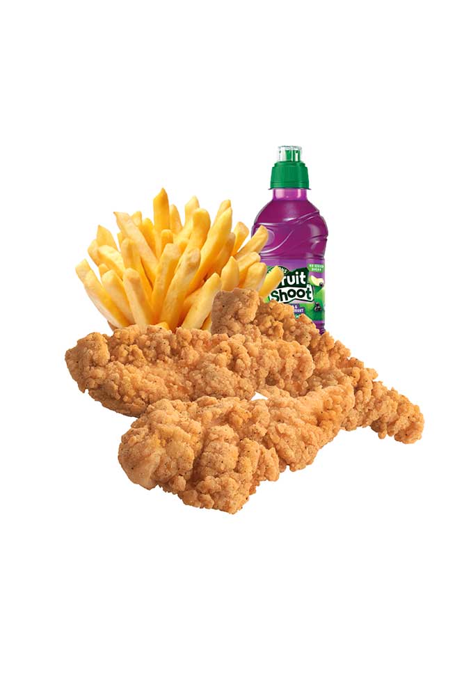 3 Chicken Strips + Fries