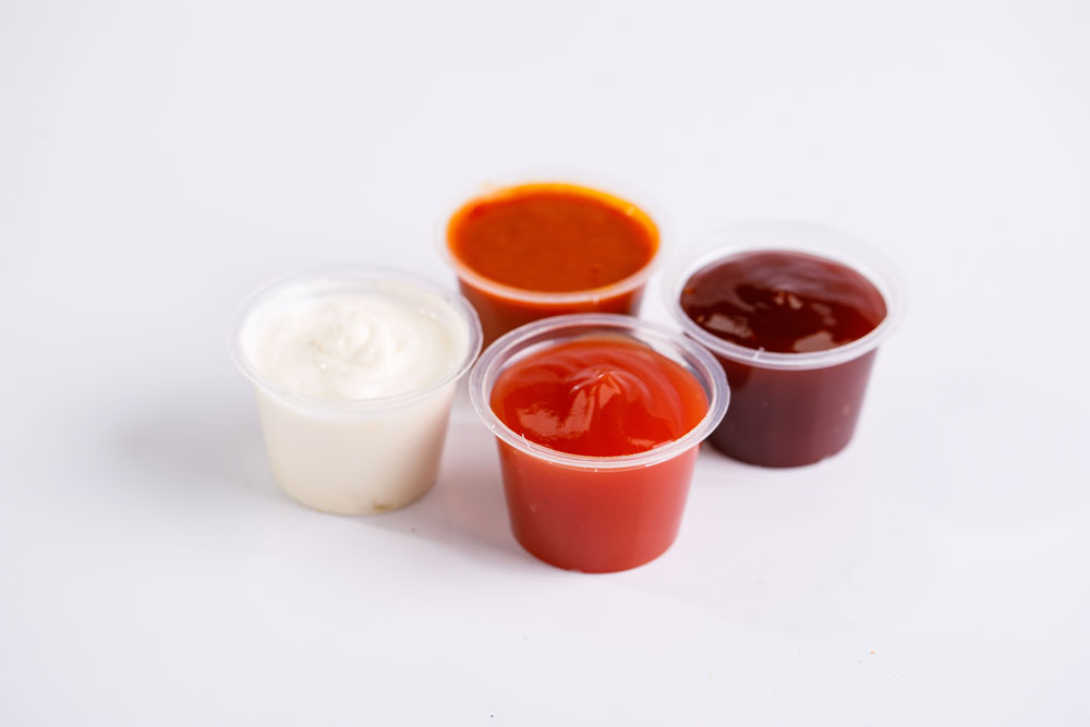 Dips: Chilli, Mayo, Garlic Mayo, Sweet Chilli