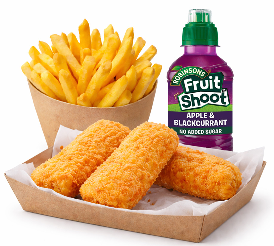 3 Fish Fingers + Fries