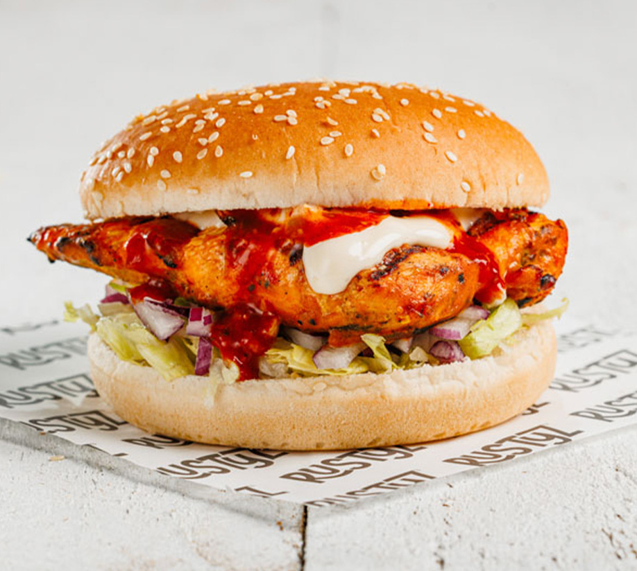 Grilled Peri Chicken Burger
