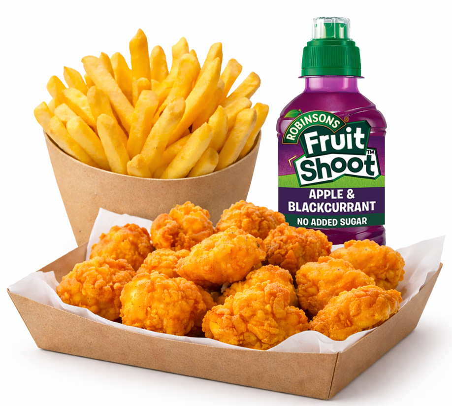 Popcorn Chicken + Fries