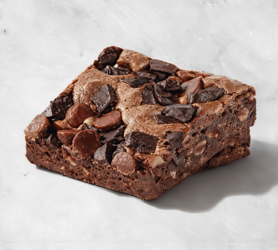 Triple Chocolate Brownie + Ice Cream