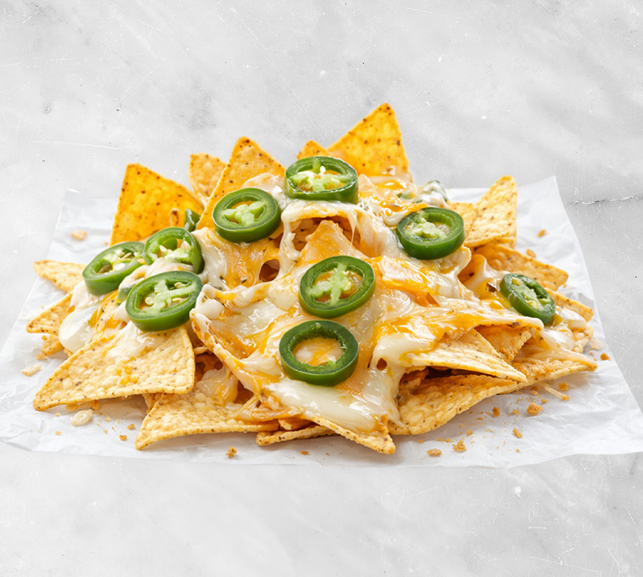 Nachos, Hot Cheese & Jalapneos
